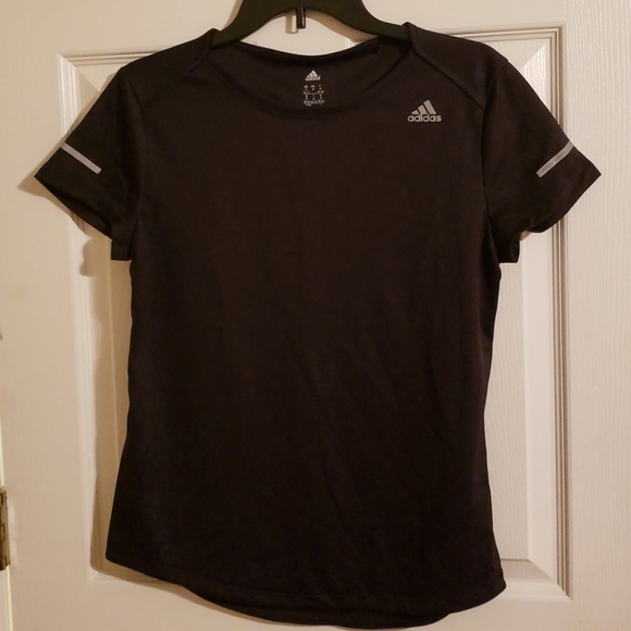 adidas Tops - Black Adidas Running Shirt